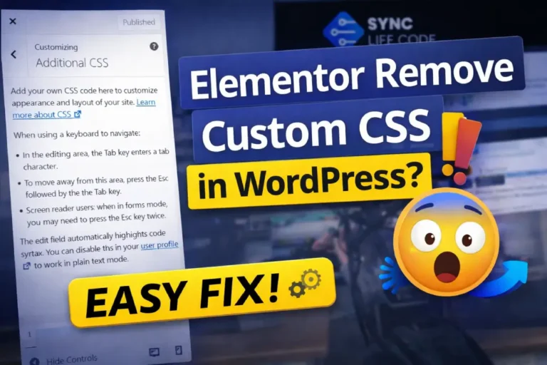 Elementor Remove Custom CSS in WordPress?